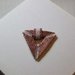 Collier in argento brunito con ciondolo a triangolo realizzato con perline Miyuki - cod. A29