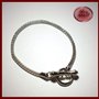 Base bracciale per perle a foro largo con chiusura a T 20 cm.