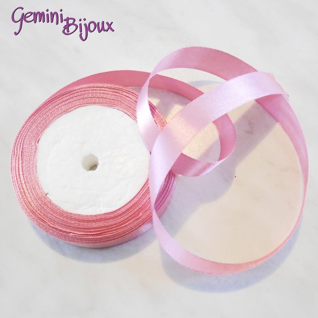 50 Fiocchi Mini In Nastro A Quadretti Rosa E Bianco Per Decorazioni Fai Da Te, Accessori Capelli, Confezioni Regalo