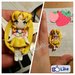 Ciondolo Sailor Moon Fimo Versione Chibi realizzato a mano