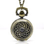 COLLANA VINTAGE OROLOGIO DA TASCA TASCHINO COLOR BRONZO IDEA REGALO