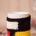 Copri tazza - mug fatto ad uncinetto  liberamente ispirato a Piet Mondrian