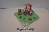 cake topper bambolina giochi memole design