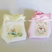 Set di 15 sacchetti portaconfetti: le bomboniere in cotone e satin per il battesimo. la comunione, la cresima della vostra bambina/o