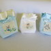 Set di 15 sacchetti portaconfetti: le bomboniere in cotone e satin per il battesimo. la comunione, la cresima della vostra bambina/o