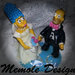 cake topper matrimonio Omer e Marge