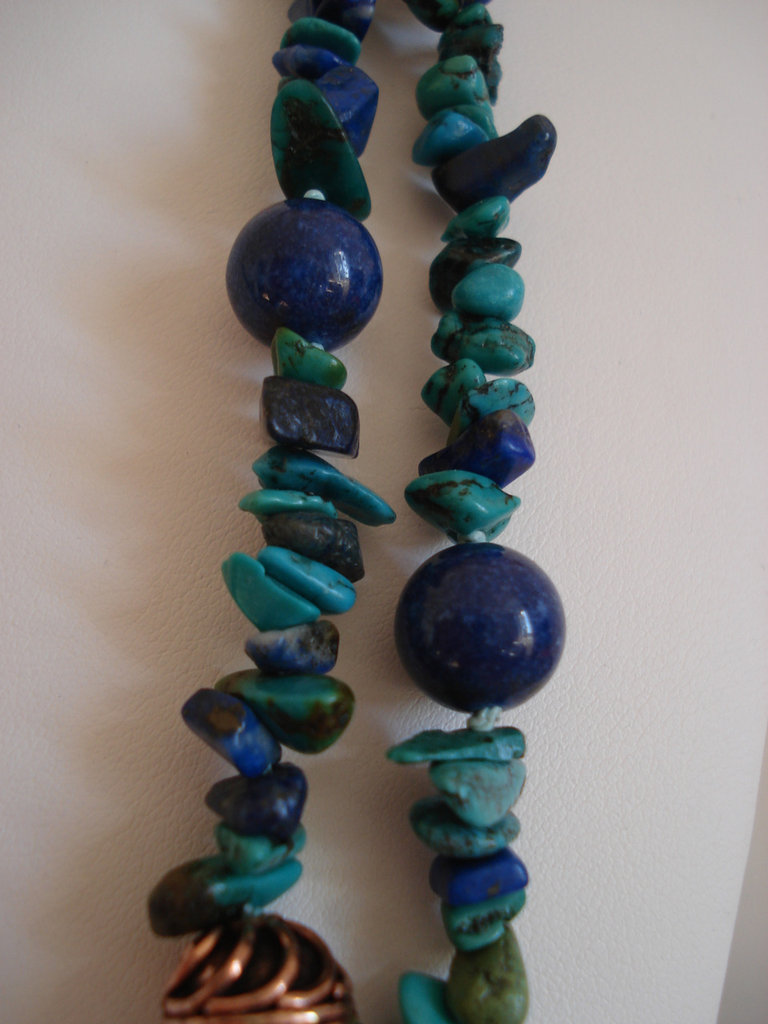 Collana Con Ciondolo Lapislazzuli Ovale Blu Naturale - Pietra Collana Con Ciondolo Lapislazzuli Ovale Blu Naturale - Pietra