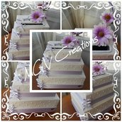 WEDDING CAKE - MODELLO GLICINE