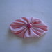 Yo-yo ovale di stoffa color rosa chiaro
