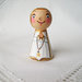 Nostra Signora Madonna di Fatima figurina bambola prima comunione battesimo