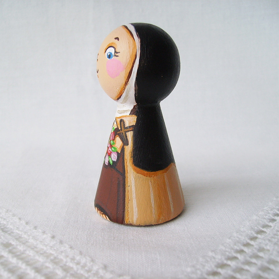Statuetta Gesù In Resina 12 Cm, Dipinta A Mano, Con Scritta 'Io Sono Con Te Sempre', Regalo Spirituale