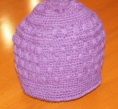 cappello lana, viola/prugna