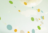 (5m) Festone di cerchi di carta colorati: la ghirlanda per decorare la tua festa 