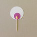20 Cupcake-Topper personalizzabili: stuzzicadenti decorati sul rosa per compleanno (uguali tra loro)