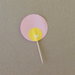 20 Cupcake-Topper personalizzabili: stuzzicadenti decorati sul rosa per compleanno (uguali tra loro)