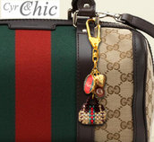 Luxury Inspired Charm/Ciondolo con mini-bag PERSONALIZZABILE