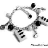 Bracciale pianoforte piano nota musicale musica 