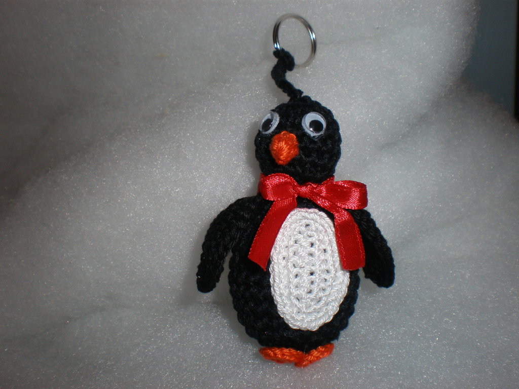 Portachiavi Pinguino In Peluche Morbido – Ciondolo Carino Per Chiavi E Borsa, Regalo Per Bambini