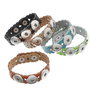 5 bracciali traforati adatti a bottoni a clip in prenotazione