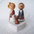 Sposini torta nuziale top cake topper in base figurine statuette