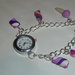 OROLOGIO BRACCIALE CON CHARMS PENZOLANTI A FORMA  DI DOLCETTI MARSHMALLOW E CONO GELATO IN FIMO