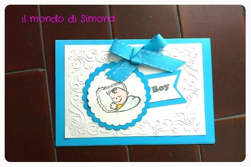 Hunts England - Son And Daughter In Law New Baby Congratulations Card - To A Special Son And Daughter In Law On The Birth Of Your Baby Boy - Blue Pram