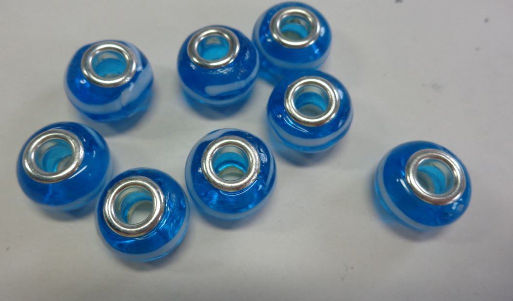 Bracciale "Scarlet" Con Perline Di Vetro E Cristalli Swarovski - G