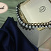 collana girocollo perle e metallo Pearl collier