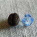 Perle in cristallo azzurro