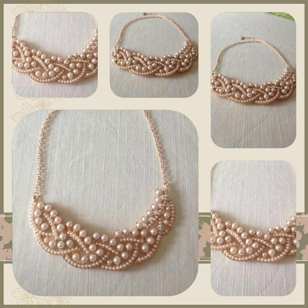 GRACEART Collana di perle finte Anne Boleyn, Bianco, taglia unica