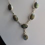 Collana in Argento e pietre di Labradorite