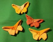 Farfalle in stoffa di cotone per decorazione