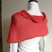 Poncho rosso da donna,in cotone e viscosa,maglieria accessori donna