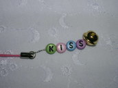 phone strap lettere colorate - kiss