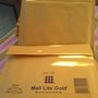 10 buste imbottite mail lite gold - spedizioni - 18 x 16 - ref. CD - 