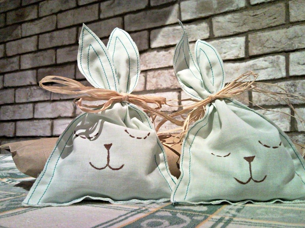 Decoro Coniglietto Con Uova Blanc Mariclo Nemorino H 40 Cm Variante 2 - Blanc MariClo' Reggio Emilia - Foto 4