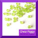 50 x perle bicono acriliche verde