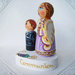 Personalizzato prima comunione torta decorazione figurini angelo