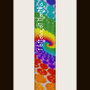 schema bracciale Multicolor in stitch peyote pattern - solo per uso personale