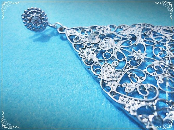 Orecchini Pendenti In Argento 925 Con Filigrana, Conchiglia Abalone E Zirconi, Design Floreale, Per Donna E Mamma - 3