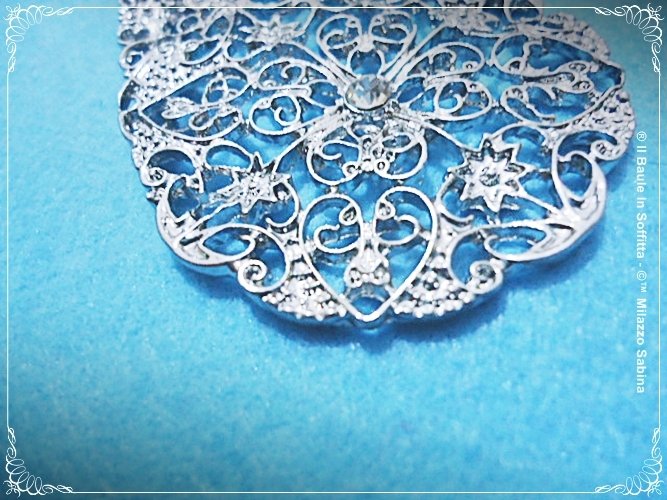 Orecchini Pendenti In Argento 925 Con Filigrana, Conchiglia Abalone E Zirconi, Design Floreale, Per Donna E Mamma - 2