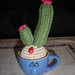 Cactus uncinetto in tazzina