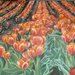 Dipinto campo di tulipani