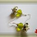 Boucles d'oreilles en perles de verre filé 