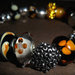 Bracciale con perle in vetro di Murano - Murrine tonalità Mimosa e beads argentati