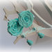 Orecchini Rose Grandi Color Tiffany