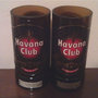2 bicchieri Rum Havana Club ottenuti da bottiglie