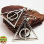 orecchini simbolo doni della morte (deathly hallows)