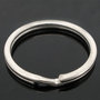 Basi anelli per portachiavi color argento (25mm Dia) (cod.12616)