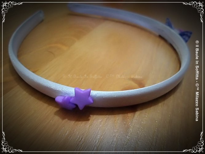 Cerchietto per capelli con stelle, sole, luna, stelle, costume da